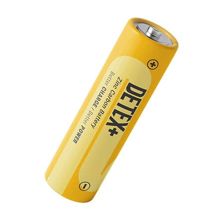 باتری قلمی دیتکس مدل Zinc Carbon Battery (R6P) بسته 12 عددی — تصویر ۴