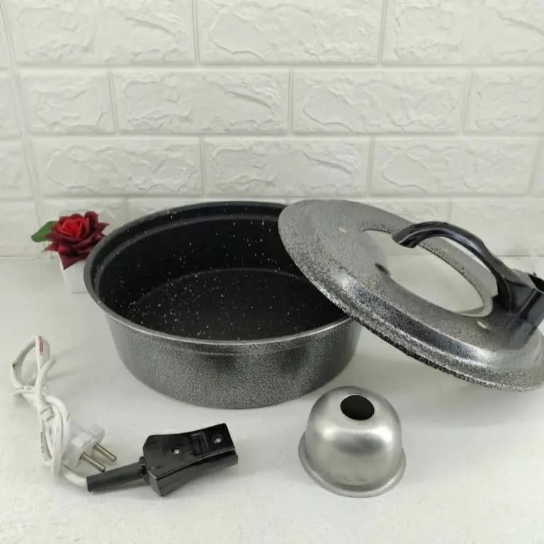 کیک پز برقی سه کاره پویا کف گرانیت نچسب — تصویر ۳