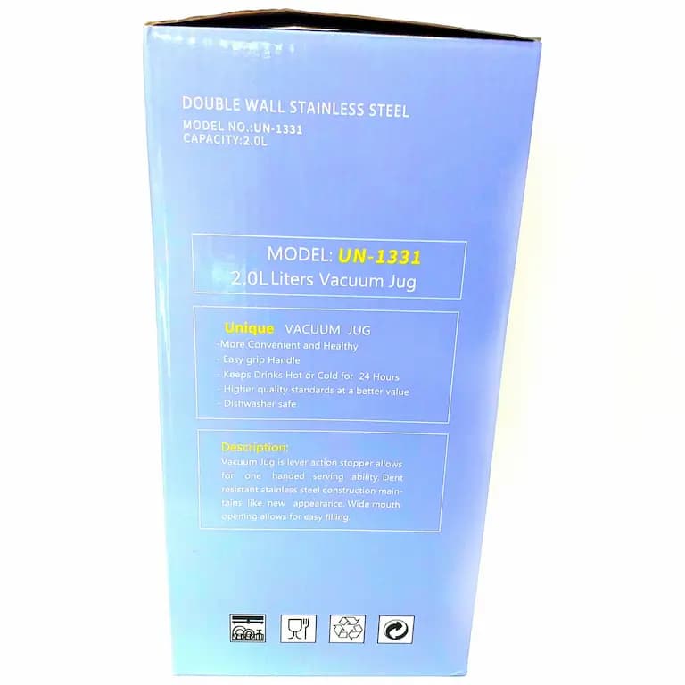 فلاسک یونیک لایف 2 لیتری استیل مدل UN-1331 — تصویر ۷