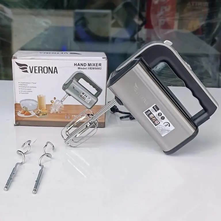 همزن برقی ورونا مدل VEM5002 توان 650 وات 5 سرعته — تصویر ۸