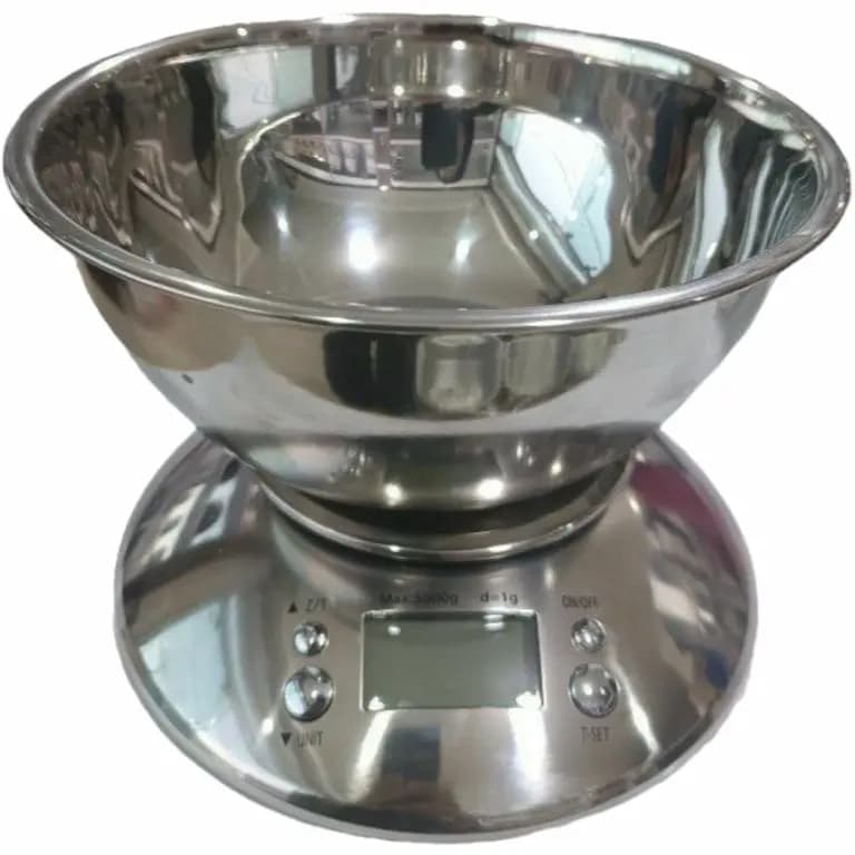 ترازو آشپزخانه دیجیتال واگنر کاسه دار استیل 5Kg — تصویر ۲