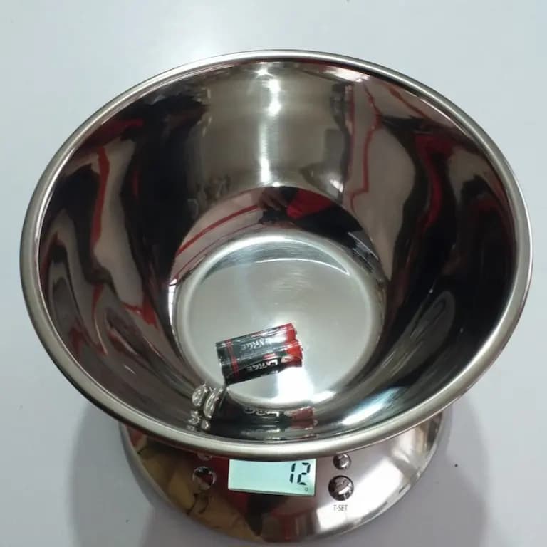 ترازو آشپزخانه دیجیتال واگنر کاسه دار استیل 5Kg — تصویر ۷