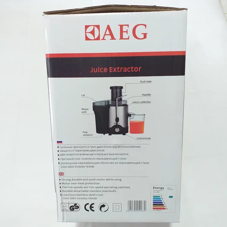 آبمیوه گیری تک کاره AEG آاگ 1400 وات مدل AG816 — تصویر ۹