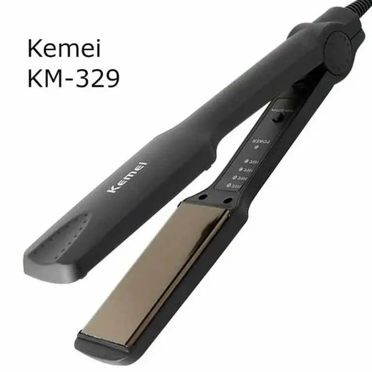 اتو مو کیمی مدل KM-329 صاف کننده صفحه پهن Kemei — تصویر ۵