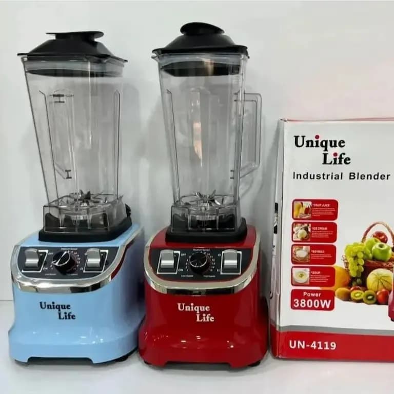 مخلوط کن صنعتی یونیک لایف 4000 وات مدل UN-4119 — تصویر ۷