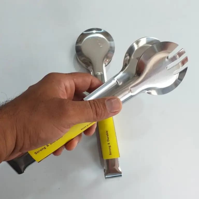 انبر سالاد استیل گرد Strong & Durable سایز 22 — تصویر ۹