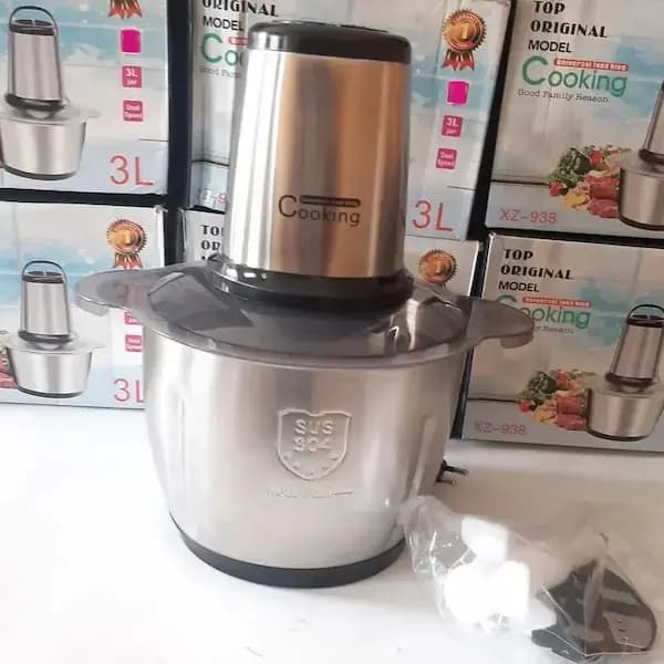 خردکن کوکینگ استیل 3 لیتری 1200 وات مدل XZ-938H — تصویر ۸