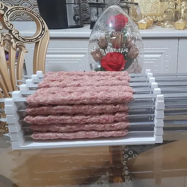 سینی کباب طبقاتی ماهان ظرفیت 20 سیخ کوبیده — تصویر ۸