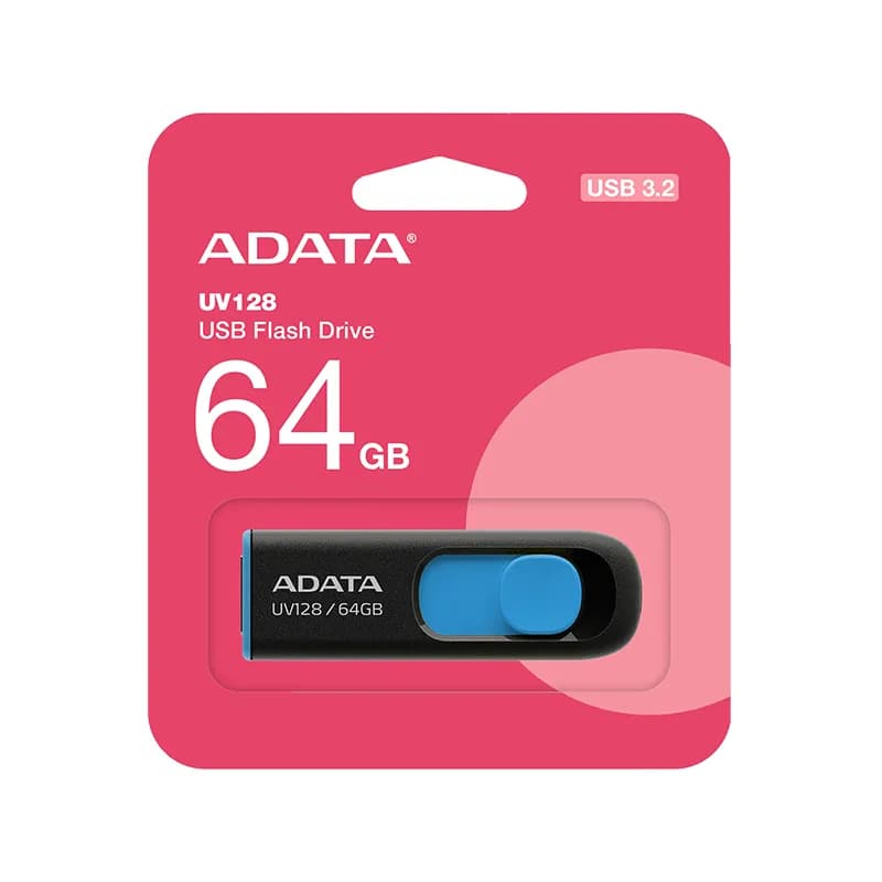 فلش مموری ای دیتا USB3.2 مدل UV128 ظرفیت 64 گیگابایت — تصویر ۶