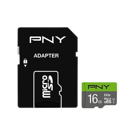 کارت حافظه microSDHC پی ان وای مدل Elite کلاس 10 ظرفیت 16 گیگابایت به همراه آداپتور SD — تصویر ۴