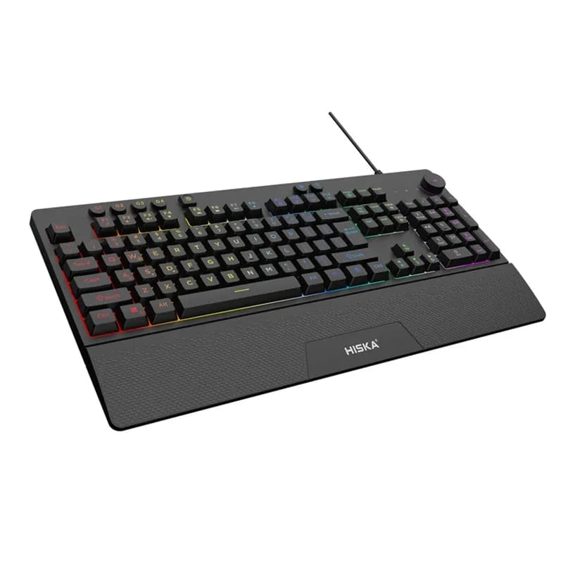 کیبورد سیم دار گیمینگ هیسکا مدل Xstrike HX-KEG405 — تصویر ۴