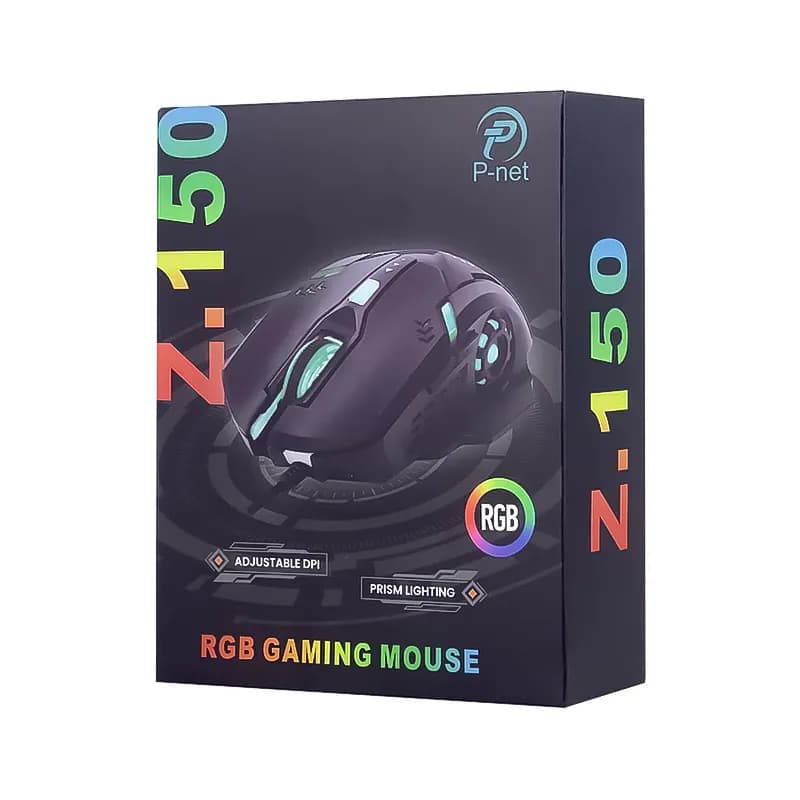 ماوس گیمینگ سیم دار پی نت مدل P-Net Z.150 — تصویر ۶