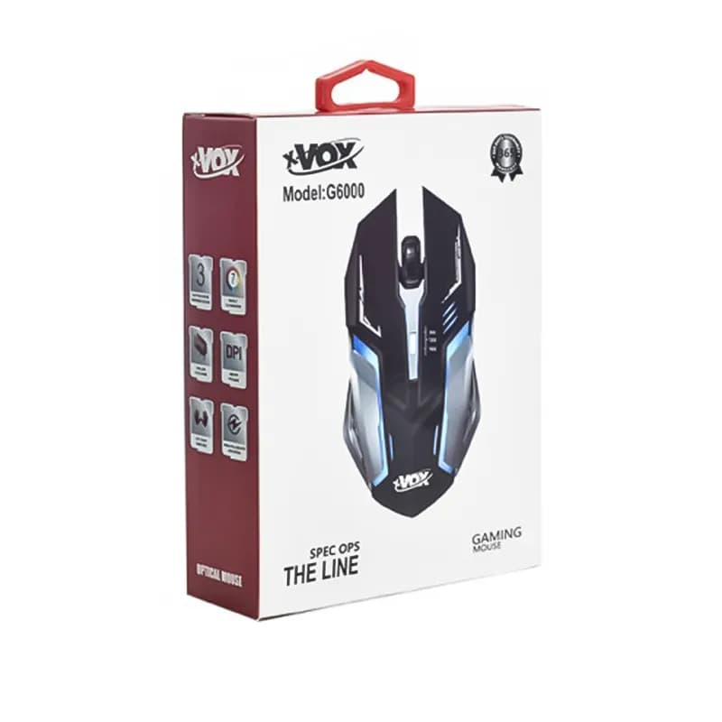 ماوس گیمینگ سیم دار ایکس وکس مدل XVOX G6000 — تصویر ۹