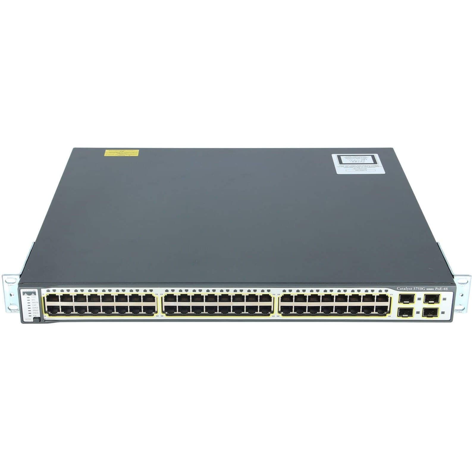 سوئیچ 48 پورت سیسکو WS-C3750G-48PS-S (ریفر)