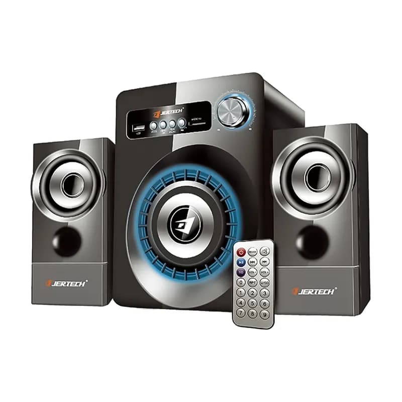 اسپیکر رومیزی سه تکه جرتک مدل Jertech SBK-8010 + ریموت کنترل — تصویر ۲