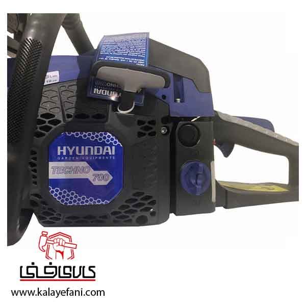 اره زنجیری بنزینی هیوندای 45 سانتی متر مدل TECHNO 700 — تصویر ۶
