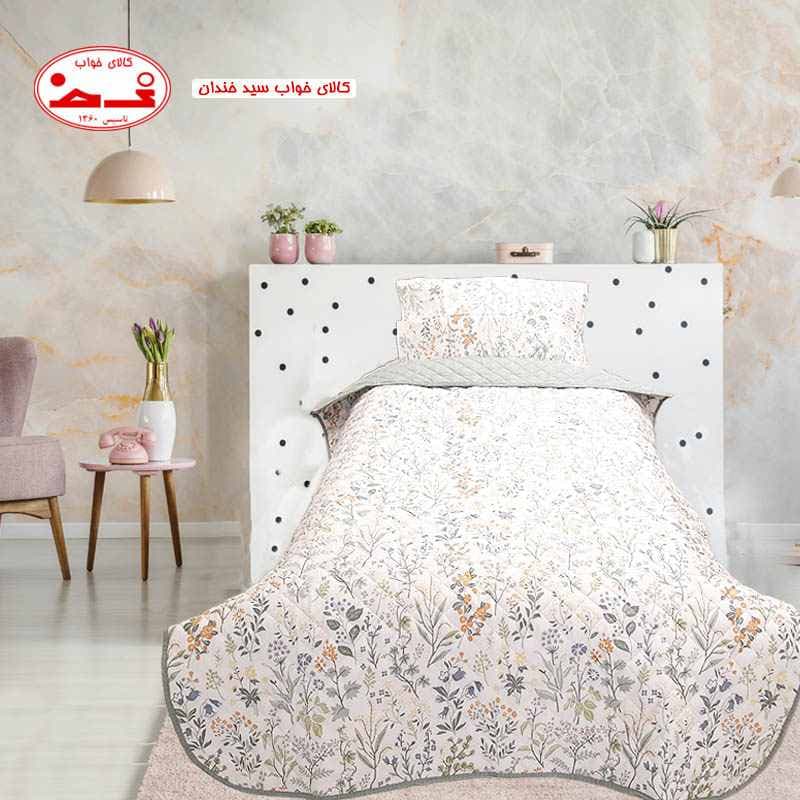 روتختی یک نفره پنبه دوزی بهاره