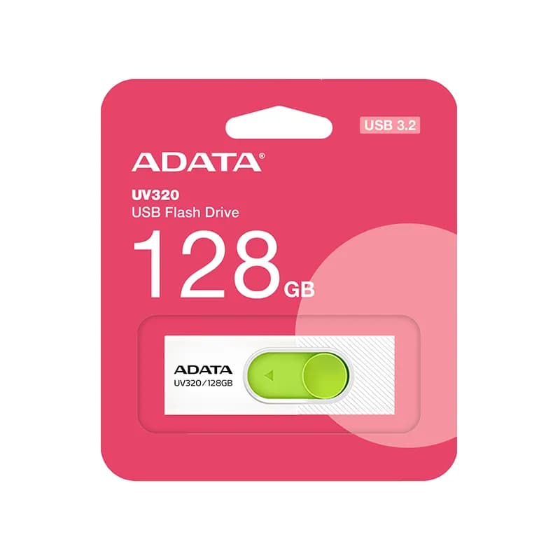 فلش مموری USB3.2 ای دیتا مدل UV320 ظرفیت 128 گیگابایت – سفید — تصویر ۷