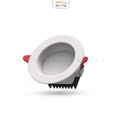 چراغ سقفی دایره بدون خیرگی 9 وات دیپاریس پارس شعاع توس — تصویر ۲