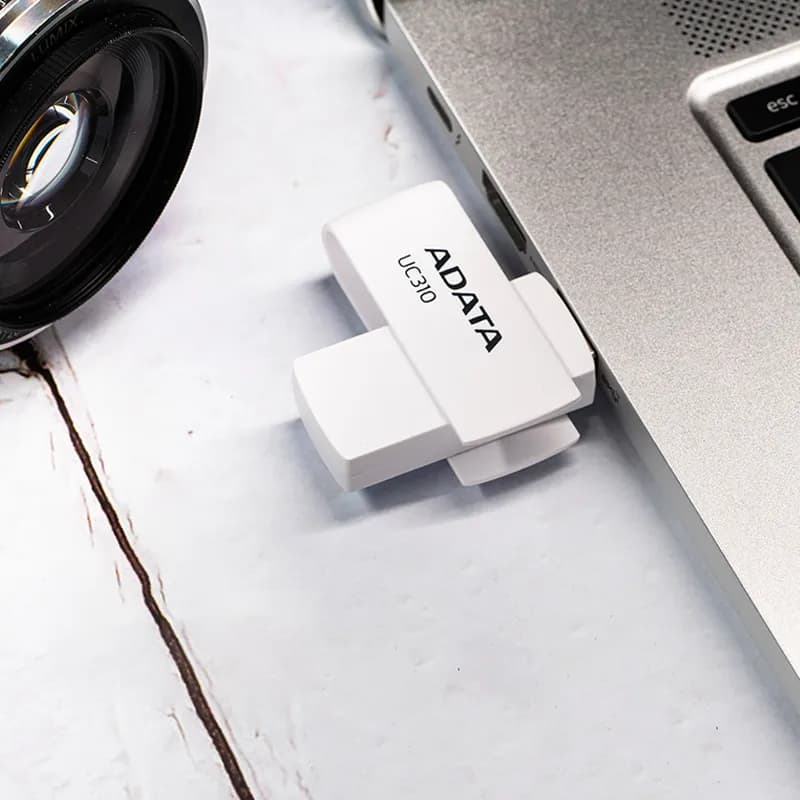 فلش مموری USB3.2 ای دیتا مدل UC310 ظرفیت 128 گیگابایت – سفید — تصویر ۵