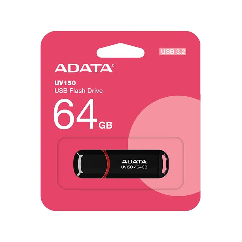 فلش مموری USB3.2 ای دیتا مدل UV150 ظرفیت 64 گیگابایت – قرمز — تصویر ۵