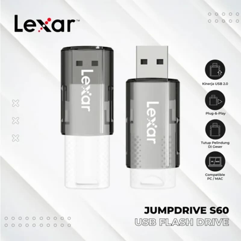 فلش مموری USB2.0 لکسار مدل JumpDrive S60 ظرفیت 32 گیگابایت — تصویر ۵