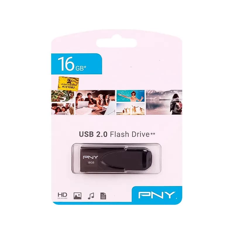 فلش مموری USB2.0 پی ان وای مدل Attache 4 ظرفیت 16 گیگابایت