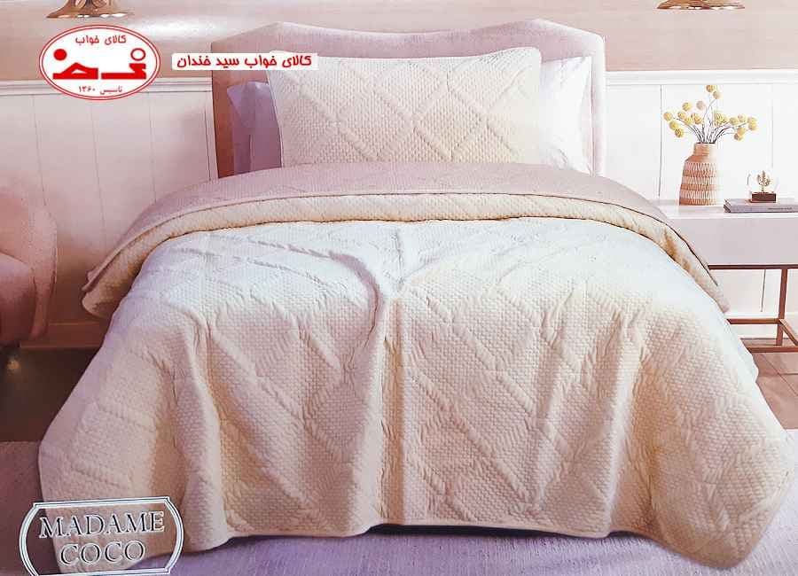 روتختی یک نفره پنبه دوزی مادام کوکو کرم