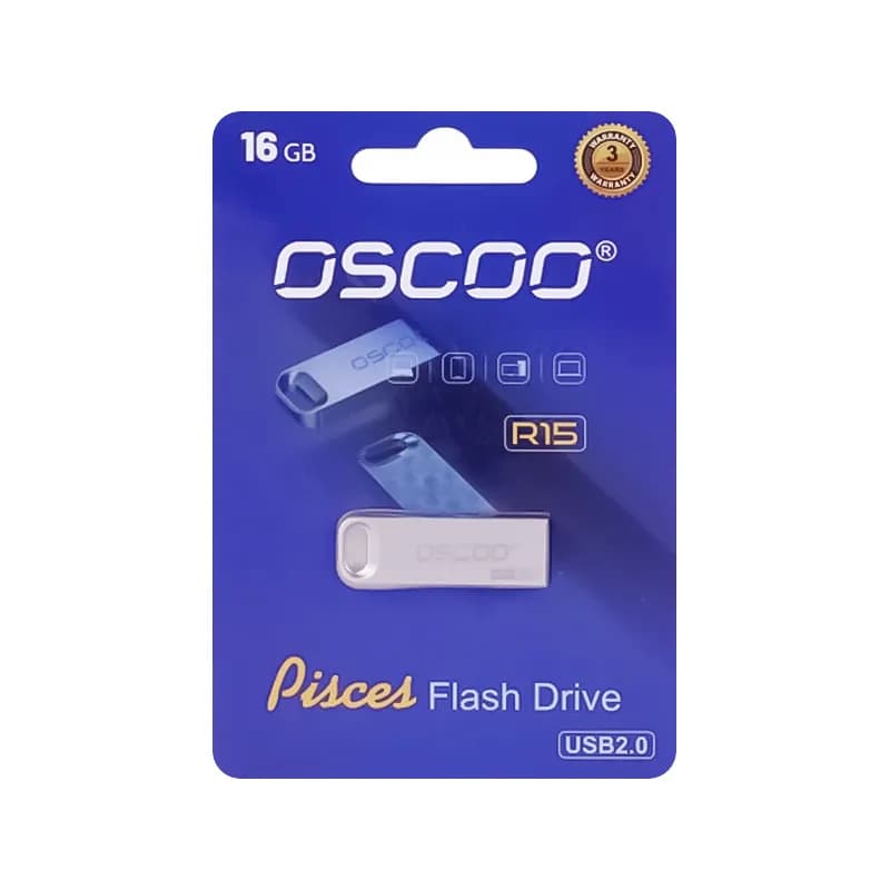 فلش مموری USB2.0 اوسکو مدل Pisces R15 ظرفیت 16 گیگابایت