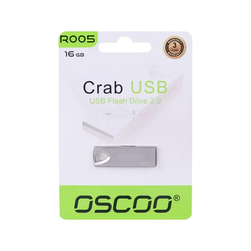 فلش مموری USB2.0 اوسکو مدل Crab R005 ظرفیت 16 گیگابایت — تصویر ۲