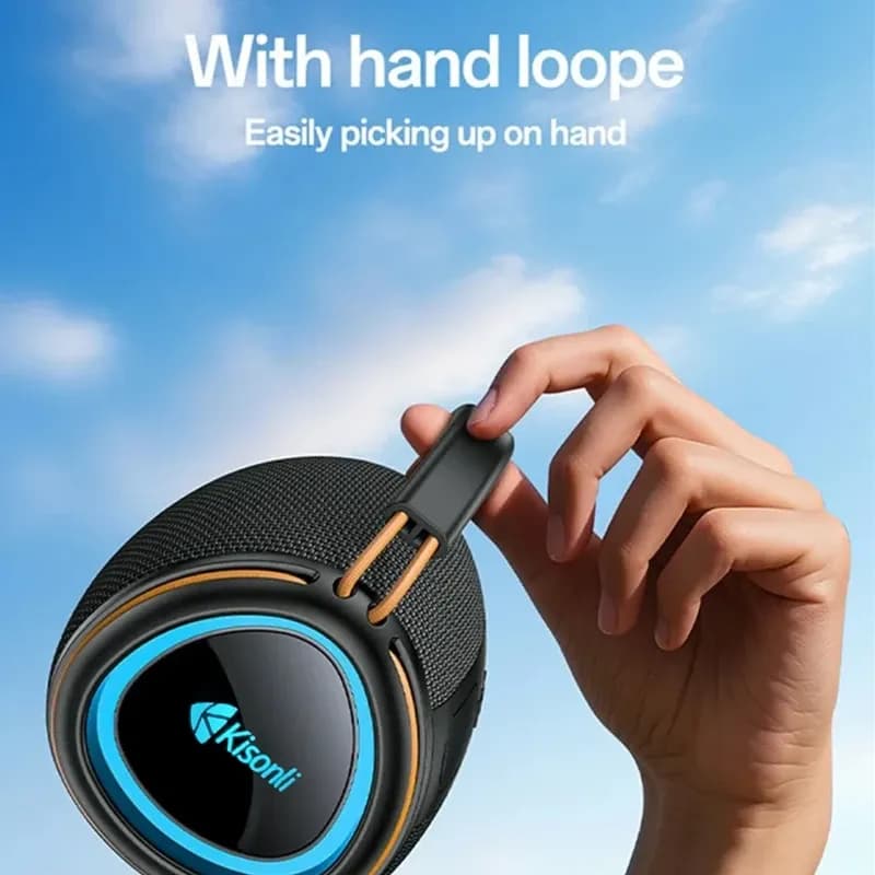 اسپیکر بلوتوثی قابل حمل کیسونلی مدل Kisonli K14 Mini — تصویر ۴