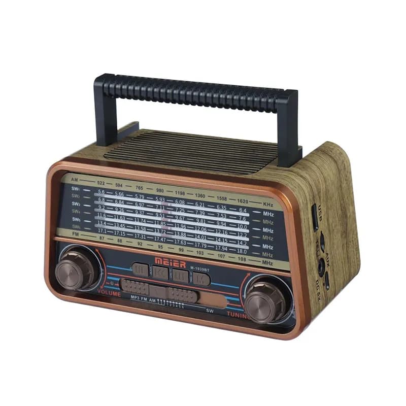 رادیو اسپیکر بلوتوثی قابل حمل مییر مدل M-1939BT – طلایی