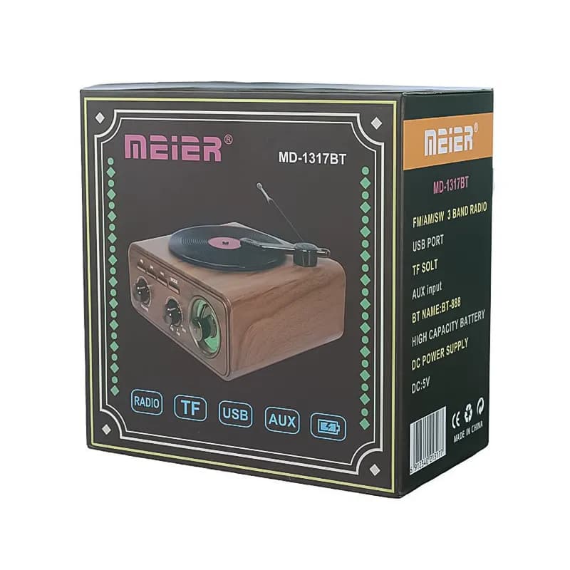 رادیو اسپیکر بلوتوثی قابل حمل مییر مدل MD-1317BT — تصویر ۶