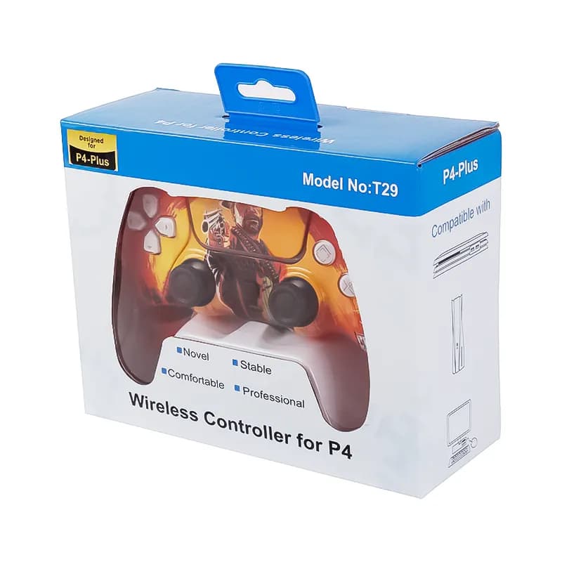 دسته بازی بی سیم PlayStation 4 مدل T29 Plus طرح Red Dead 2 — تصویر ۶