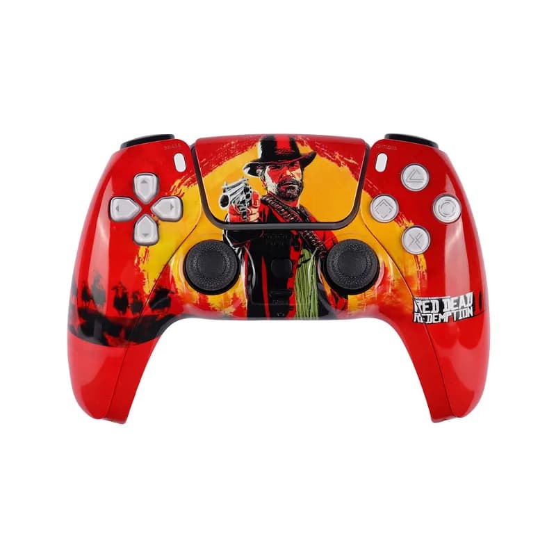 دسته بازی بی سیم PlayStation 4 مدل T29 Plus طرح Red Dead 2