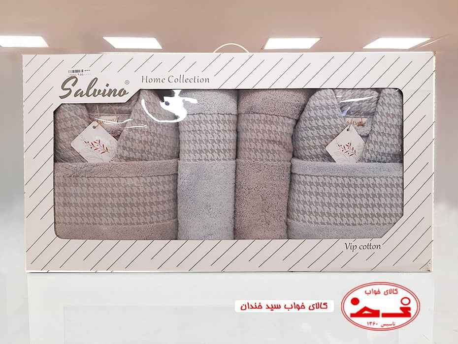 ست حوله جهیزیه عروس داماد 60 — تصویر ۵