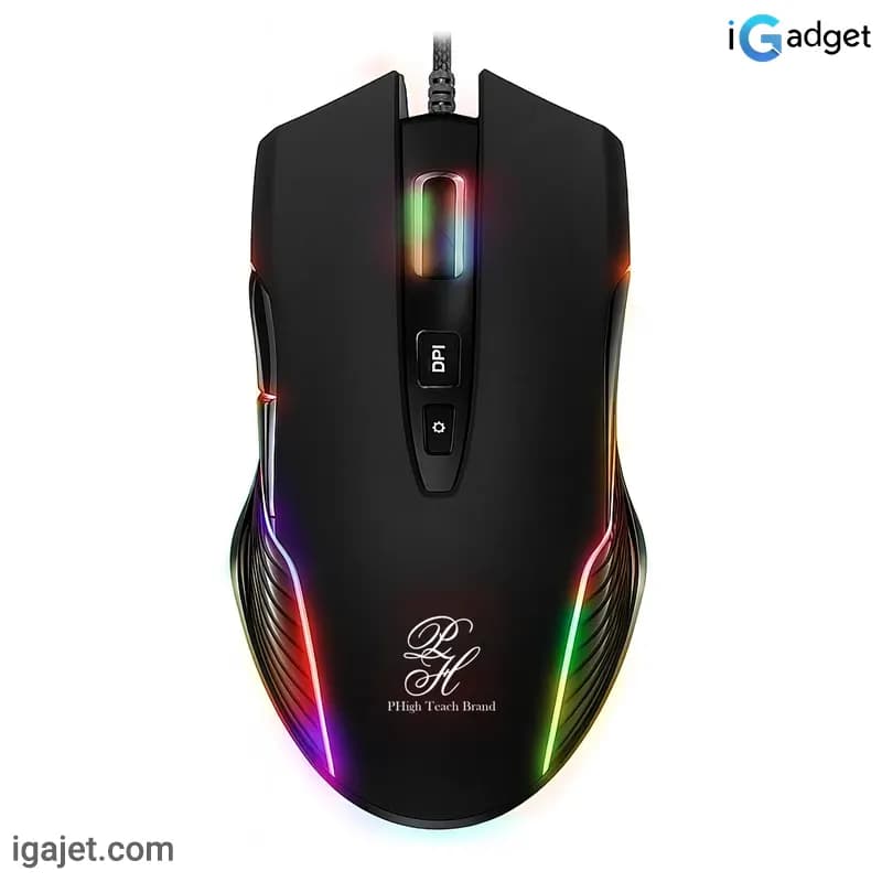 ماوس گیمینگ سیم دار پی های تک مدل RG315 Max Edition — تصویر ۷