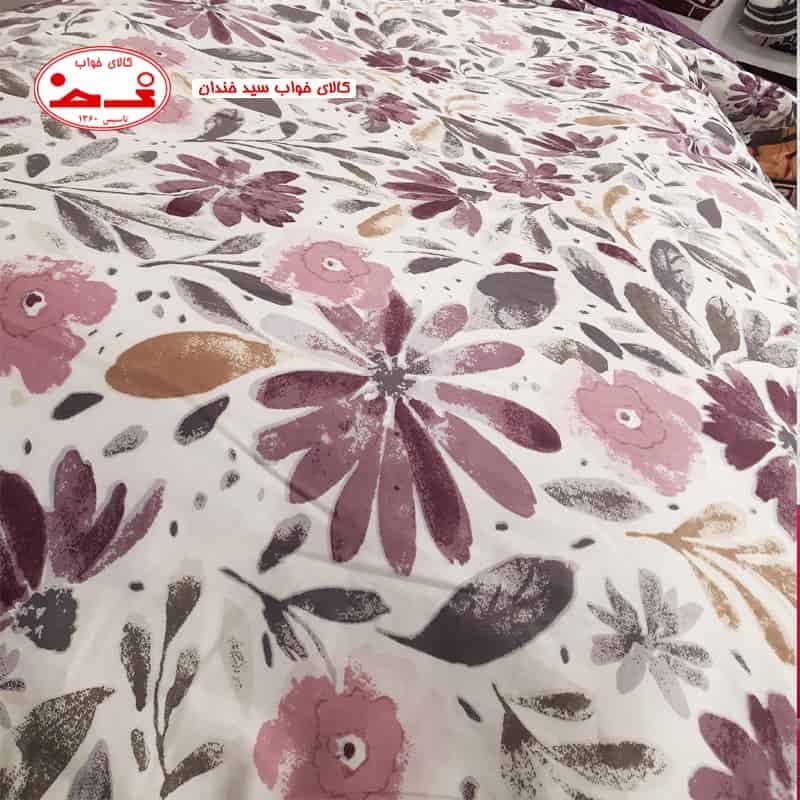 سرویس روتختی یک نفره گل بنفش — تصویر ۹