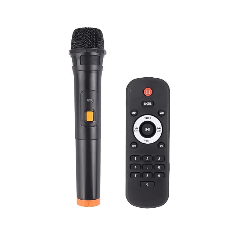 اسپیکر بلوتوثی قابل حمل کربی مدل CR-L0606 + میکروفون و ریموت کنترل — تصویر ۵