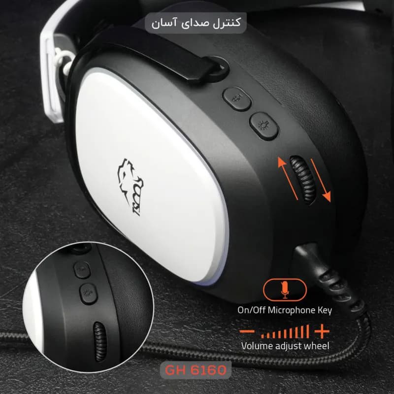هدست گیمینگ سیم دار تسکو مدل Tsco GH 6160 Luxor — تصویر ۳