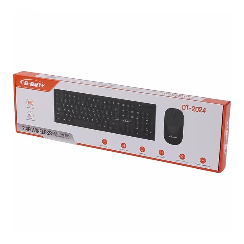 کیبورد و ماوس بی سیم دی نت مدل D-Net DT-2024 — تصویر ۶