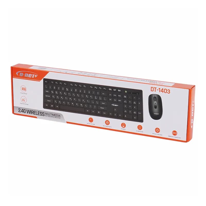 کیبورد و ماوس بی سیم دی نت مدل D-Net DT-1403 — تصویر ۱۱