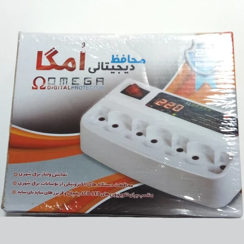 محافظ برق 7 خانه امگا دیجیتالی 3 متری — تصویر ۵