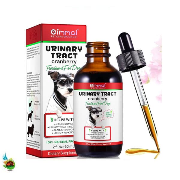 قطره مراقبت از مجاری ادراری سگ اویمال طعم کرنبری Oimmal urinary tract cranberry حجم ۶۰ میلی لیتر