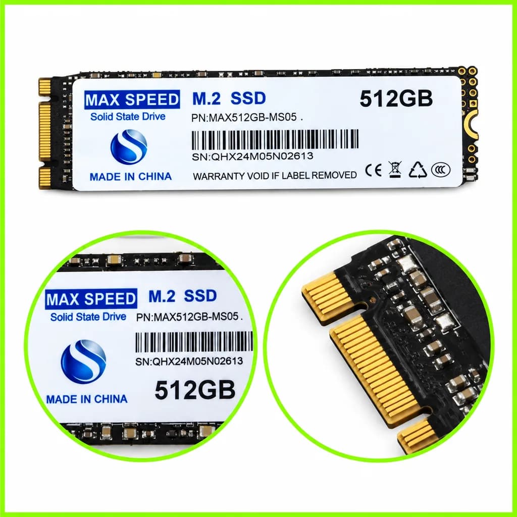 هارد اس‌اس‌دی 512 گیگابایت مکس اسپید سلامت 91 – Max Speed 512GB SSD M.2 SATA — تصویر ۵