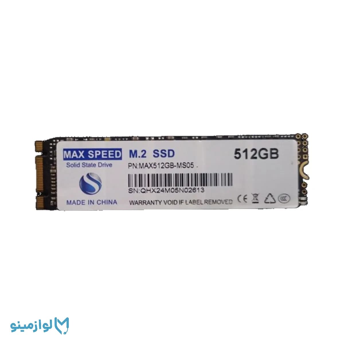 هارد اس‌اس‌دی 512 گیگابایت مکس اسپید سلامت 91 – Max Speed 512GB SSD M.2 SATA