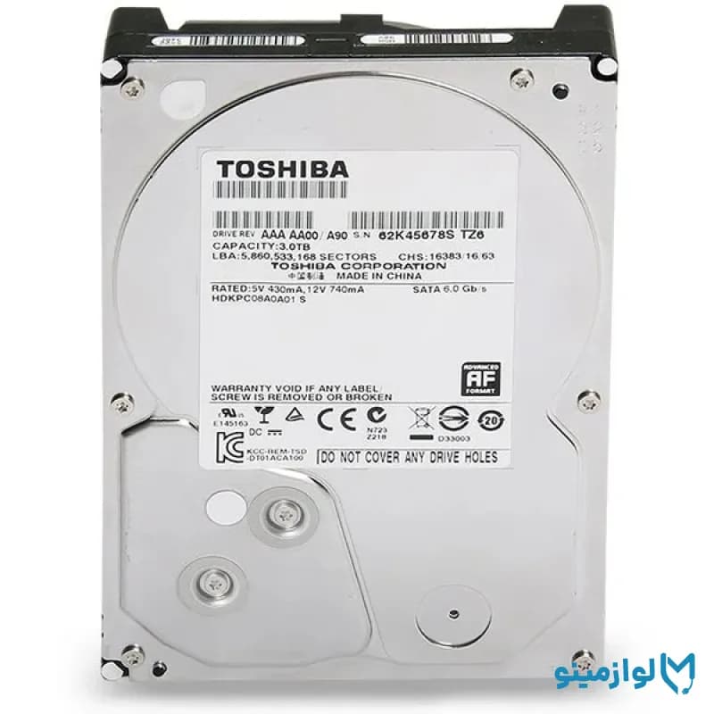 هارد دیسک اینترنال توشیبا مدل DT01ACA100 ظرفیت ۱ ترابایت کارکرد 146 روز — تصویر ۴