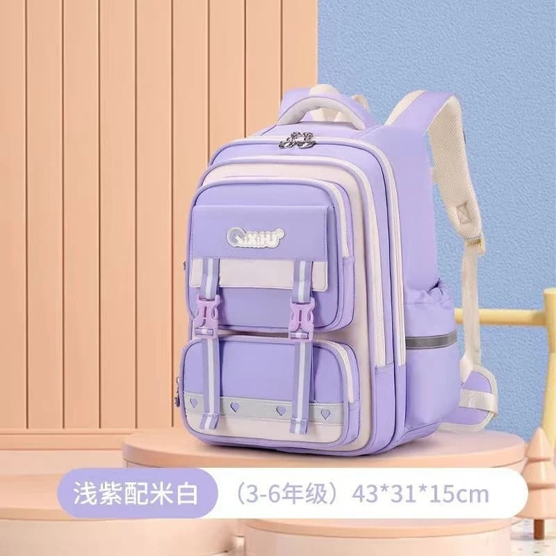 کوله پشتی مدرسه QiXiHu مدل Q5602 — تصویر ۶