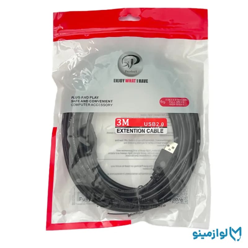 کابل افزایش طول USB 2.0 ایکس پی-پروداکت مدل XP-3 طول 3 متر