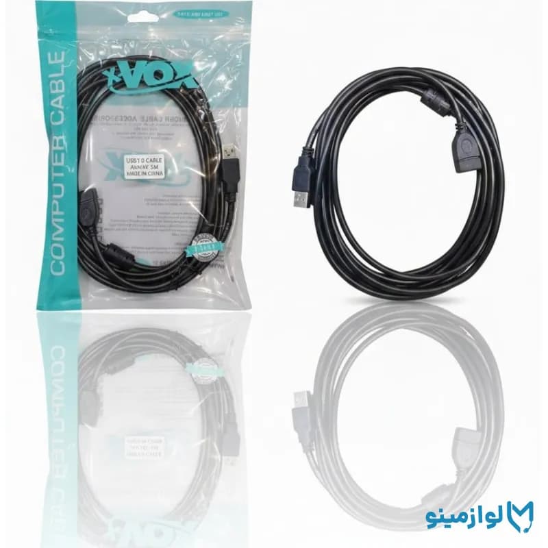 کابل افزایش طول USB 2.0 – نوع AM to AF – طول ۱.۵ متر – برند X-VOX